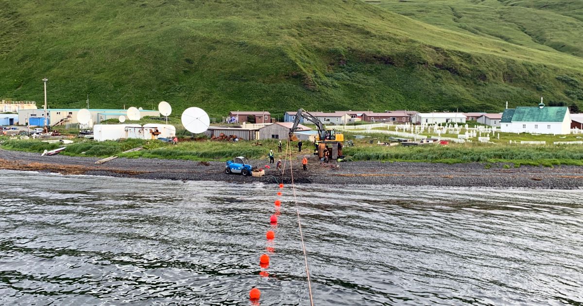 Construction kicks off in Akutan for GCI’s Aleutians Fiber Project